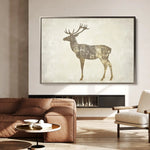 Animals 204 Canvas Art 60 x 40 cm / Black