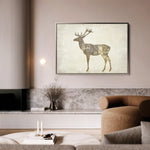 Animals 204 Canvas Art 60 x 40 cm / Black