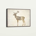 Animals 204 Canvas Art 60 x 40 cm / Black