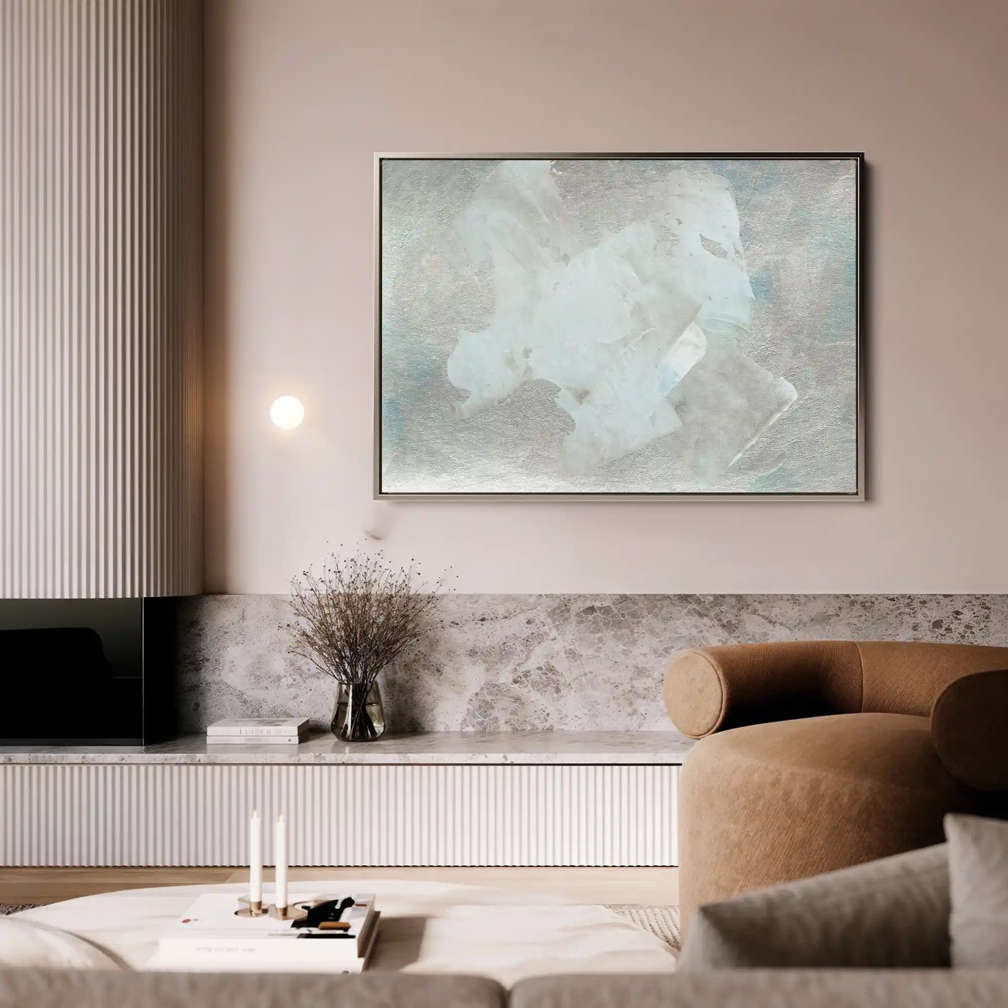 Abstract 204 Canvas Art 60 x 40 cm / Black
