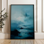 Abstract 2044 Canvas Art 60 x 40 cm / Black