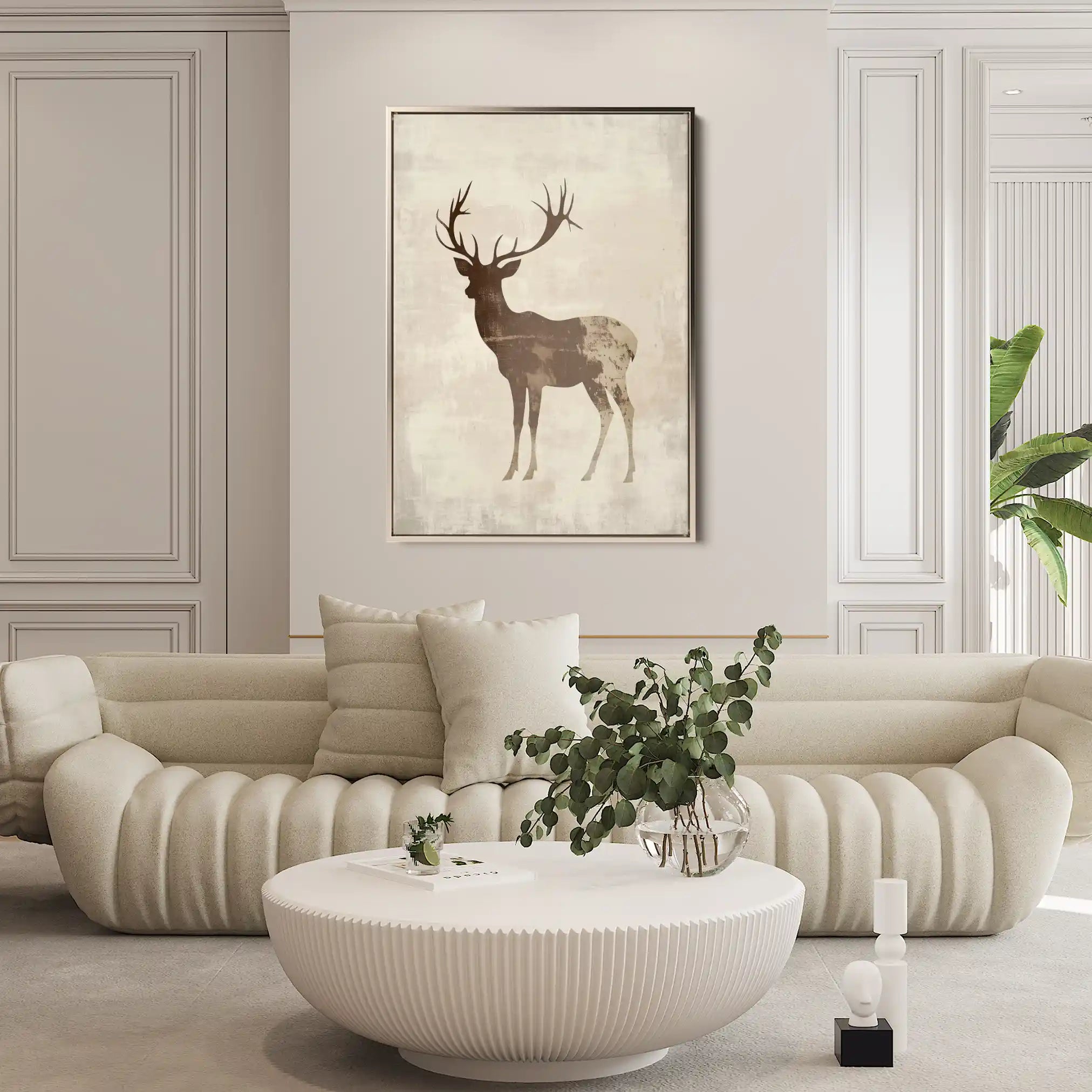 Animals 205 Canvas Art 60 x 40 cm / Black