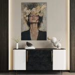 Portrait 205 Canvas Art 60 x 40 cm / Black