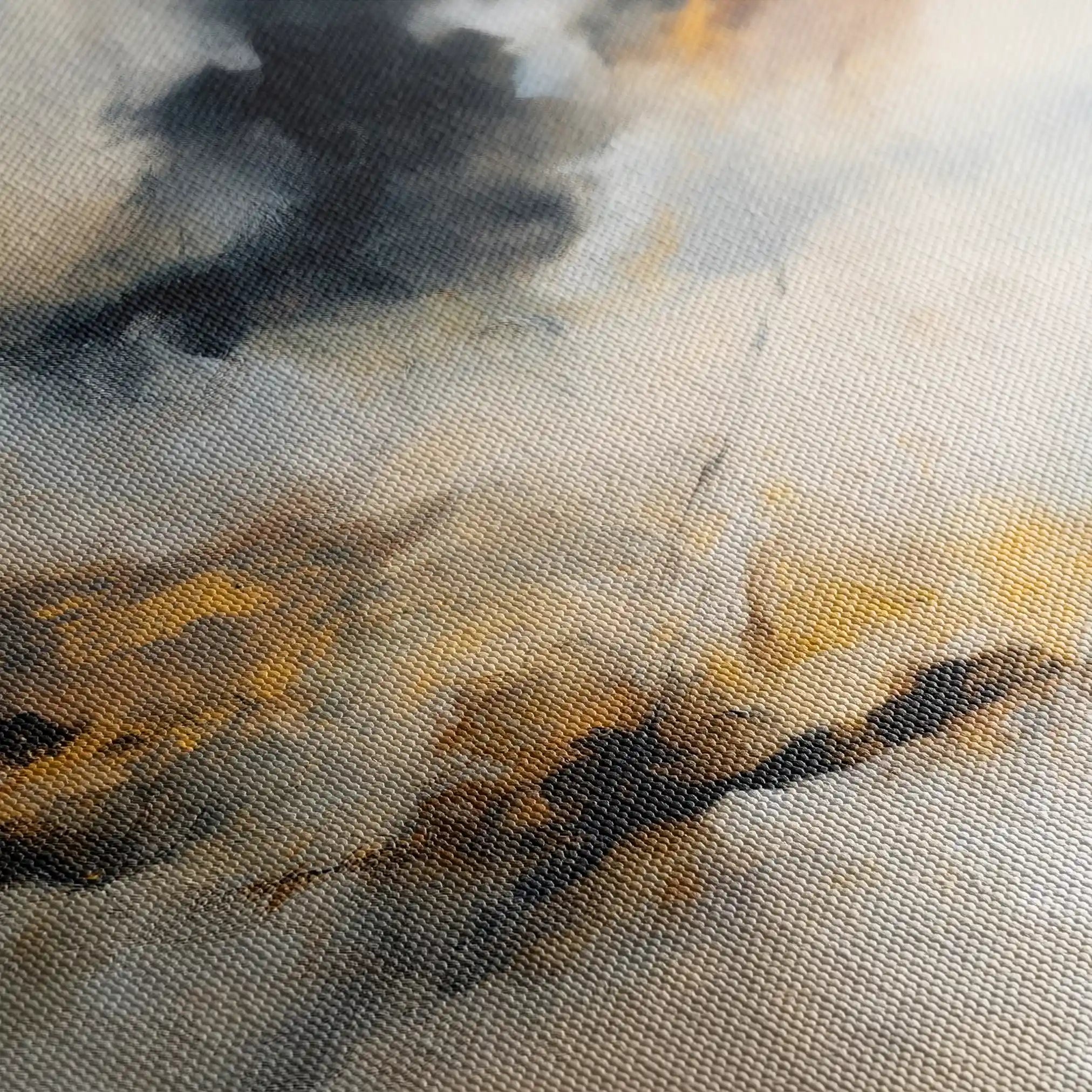 Abstract 2055 Canvas Art 60 x 40 cm / Black