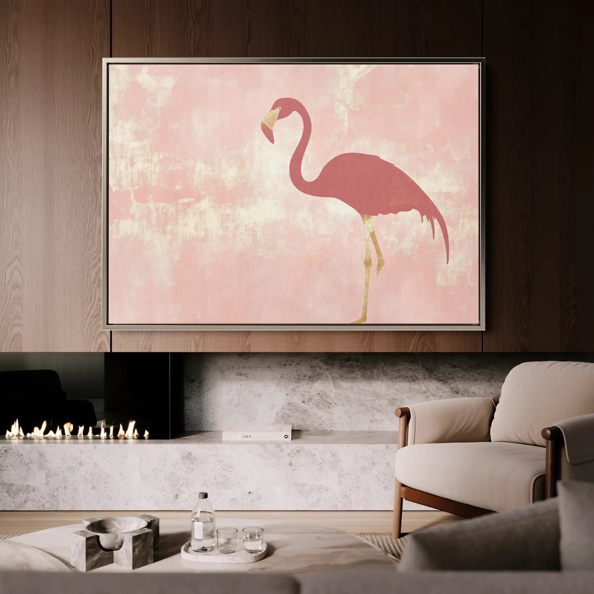 Animals 206 Canvas Art 60 x 40 cm / Black
