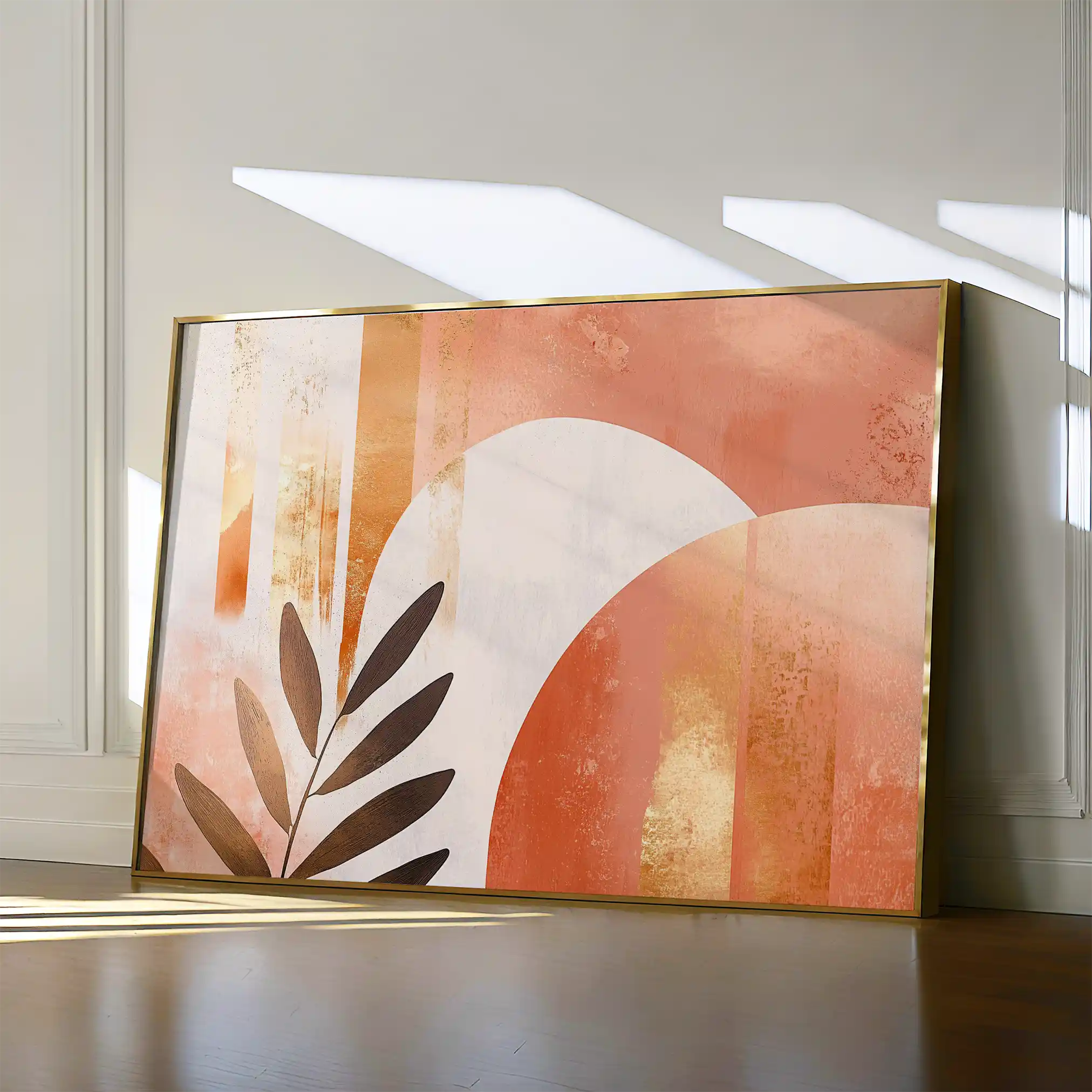 Boho 206 Canvas Art 60 x 40 cm / Black