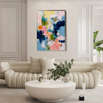 Abstract 2061 Canvas Art 60 x 40 cm / Black