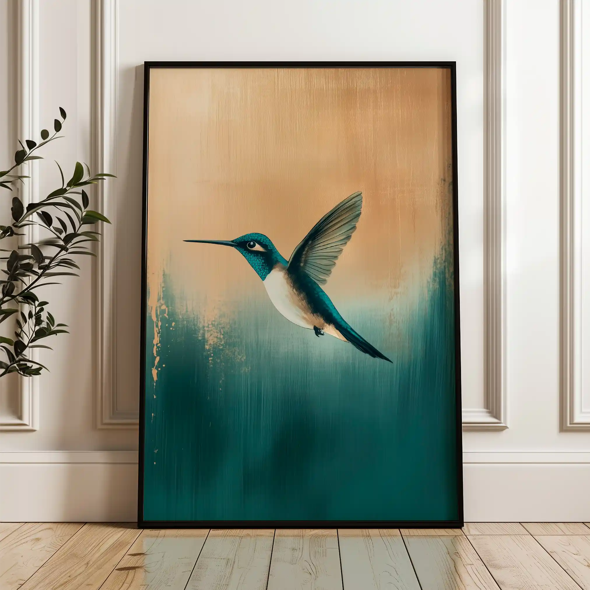 Animals 207 Canvas Art 60 x 40 cm / Black