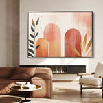 Boho 207 Canvas Art 60 x 40 cm / Black