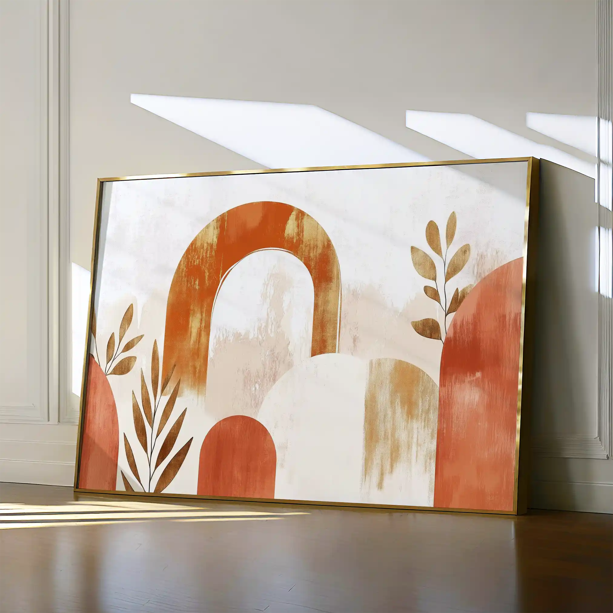 Boho 208 Canvas Art 60 x 40 cm / Black