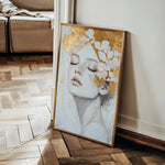 Portrait 208 Canvas Art 60 x 40 cm / Black