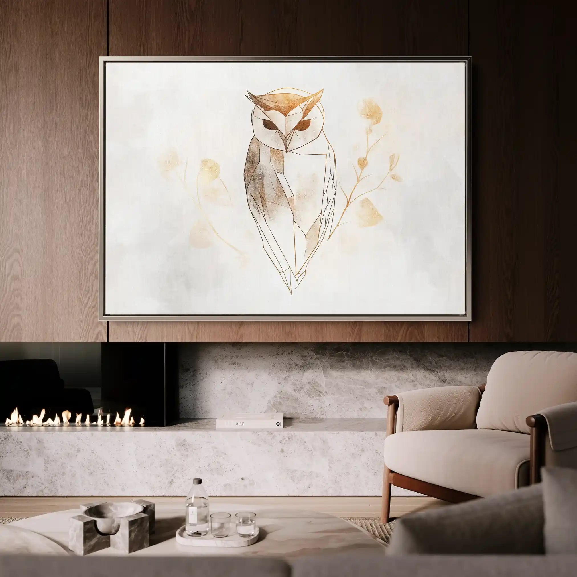 Animals 209 Canvas Art 60 x 40 cm / Black