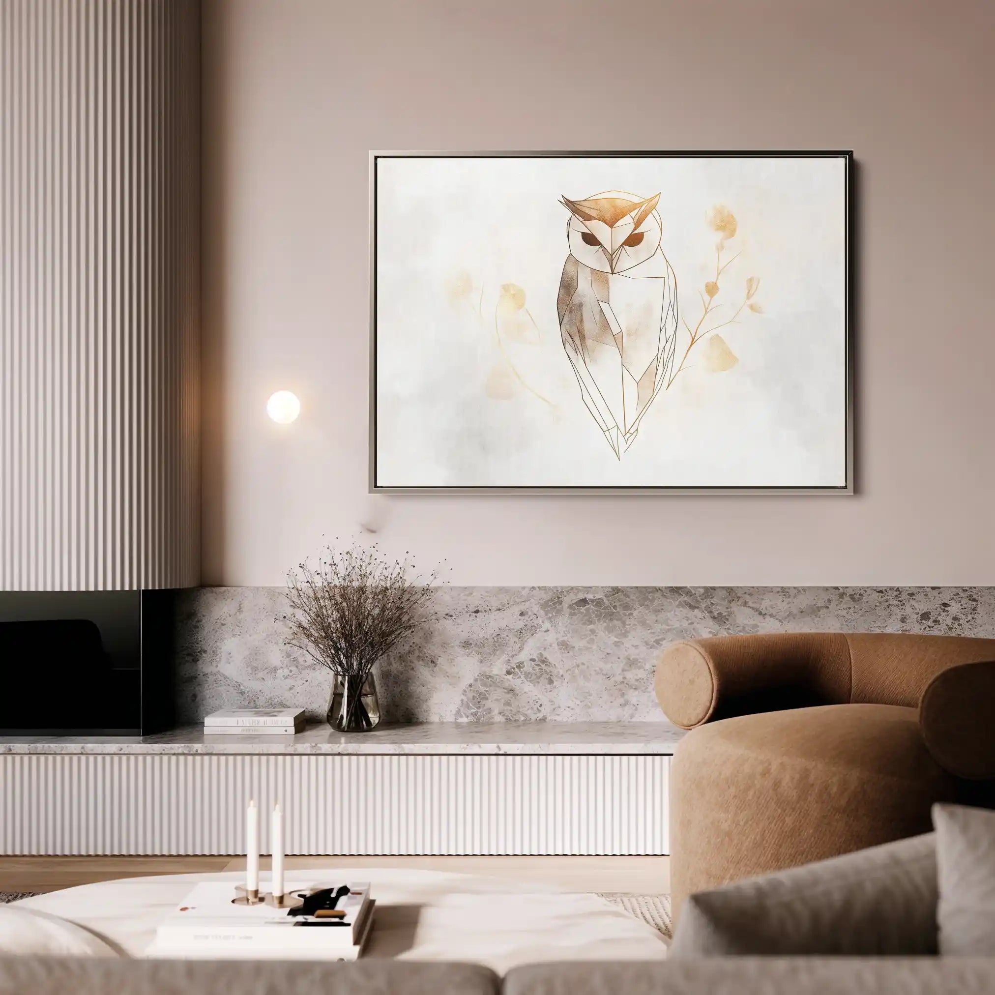 Animals 209 Canvas Art 60 x 40 cm / Black