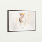 Animals 209 Canvas Art 60 x 40 cm / Black