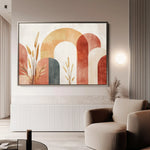 Boho 209 Canvas Art 60 x 40 cm / Black