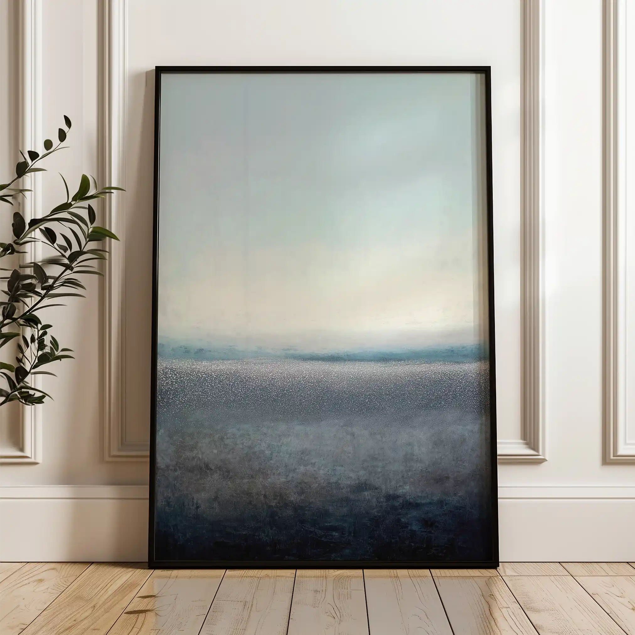 Abstract 2092 Canvas Art 60 x 40 cm / Black