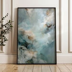 Abstract 2093 Canvas Art 60 x 40 cm / Black