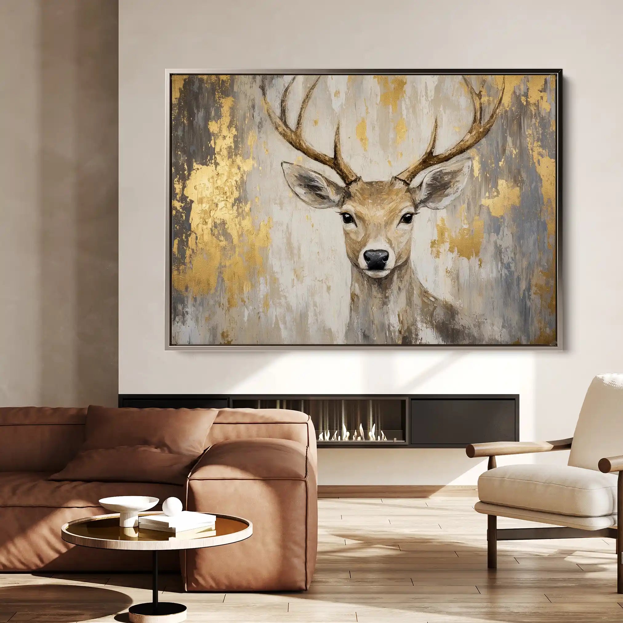 Animals 210 Canvas Art 60 x 40 cm / Black