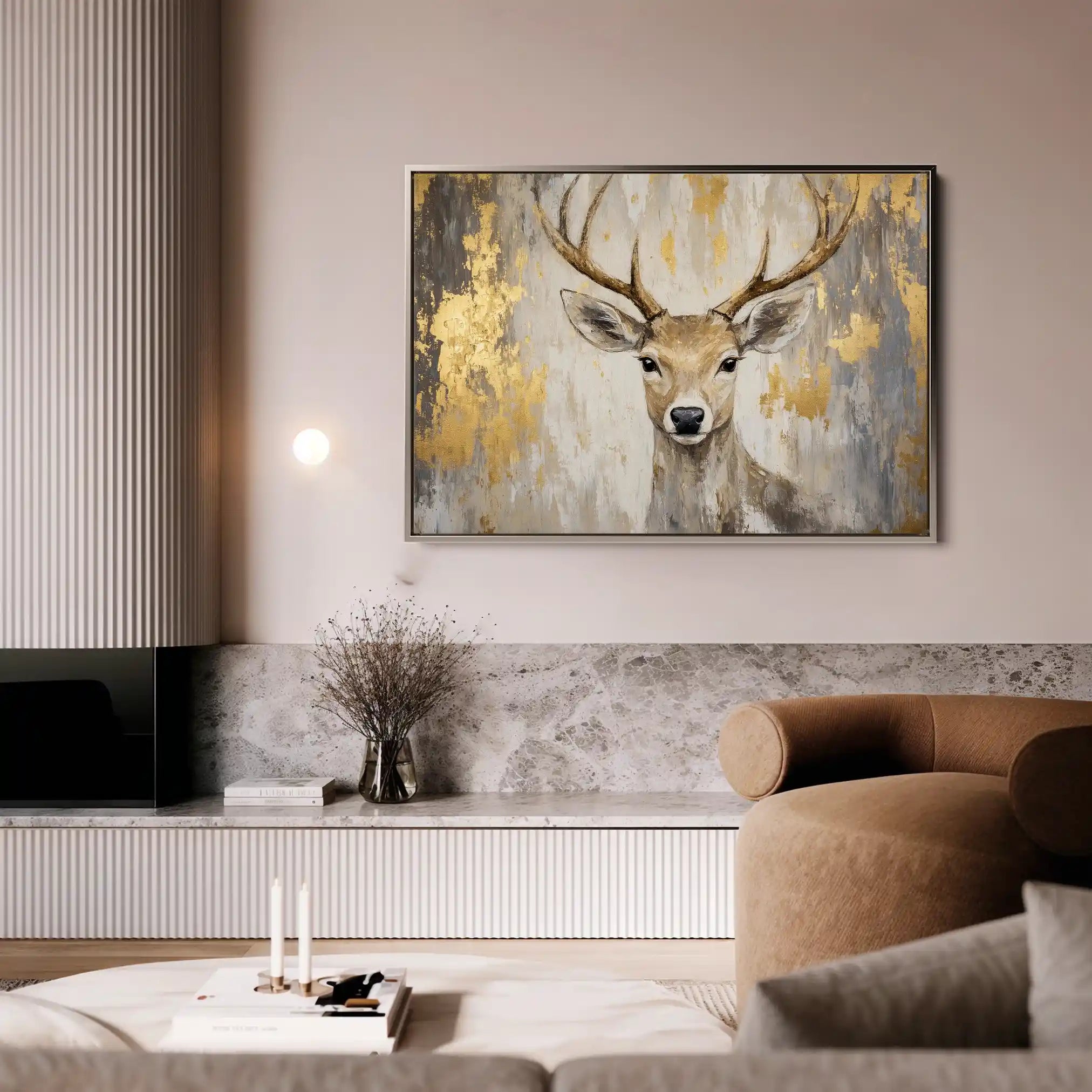 Animals 210 Canvas Art 60 x 40 cm / Black