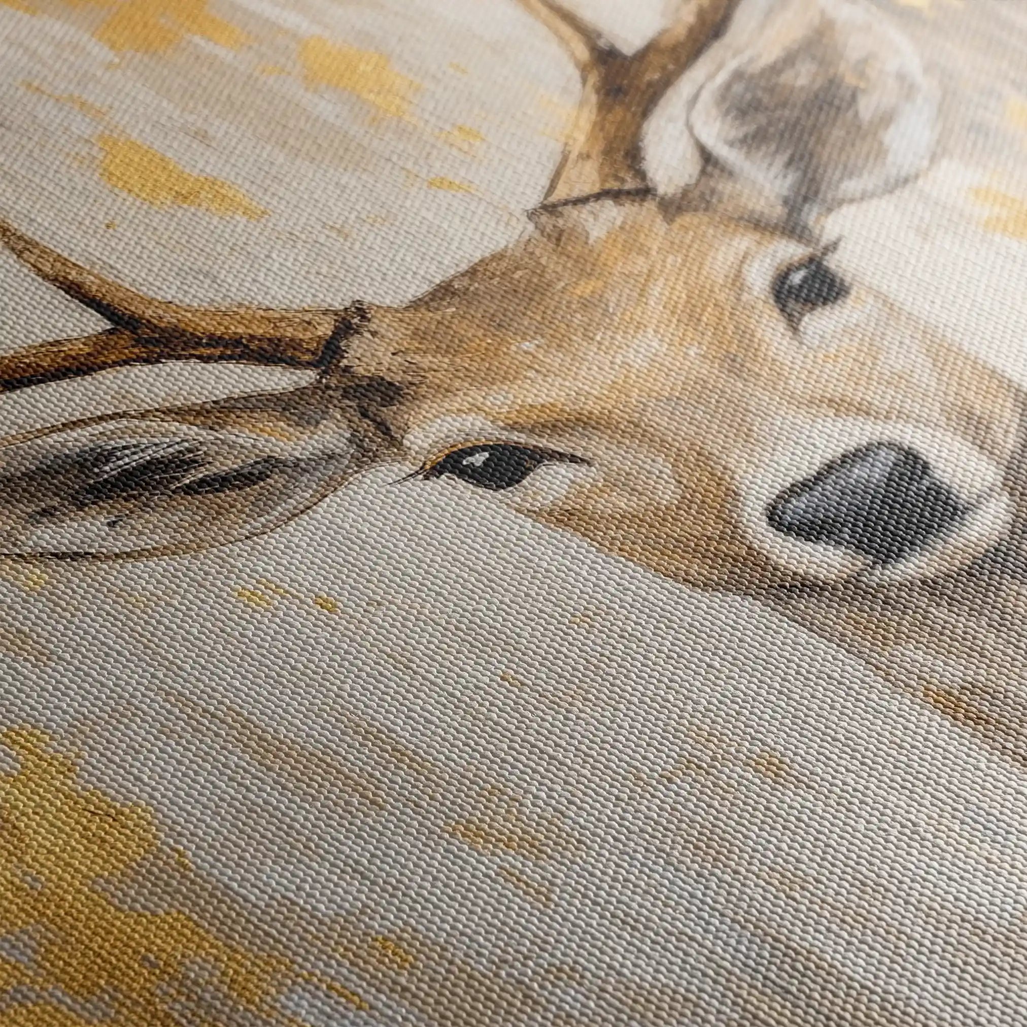 Animals 210 Canvas Art 60 x 40 cm / Black