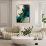 Abstract 2106 Canvas Art 60 x 40 cm / Black
