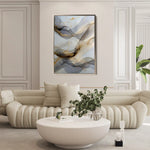 Abstract 2108 Canvas Art 60 x 40 cm / Black