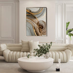 Abstract 2109 Canvas Art 60 x 40 cm / Black