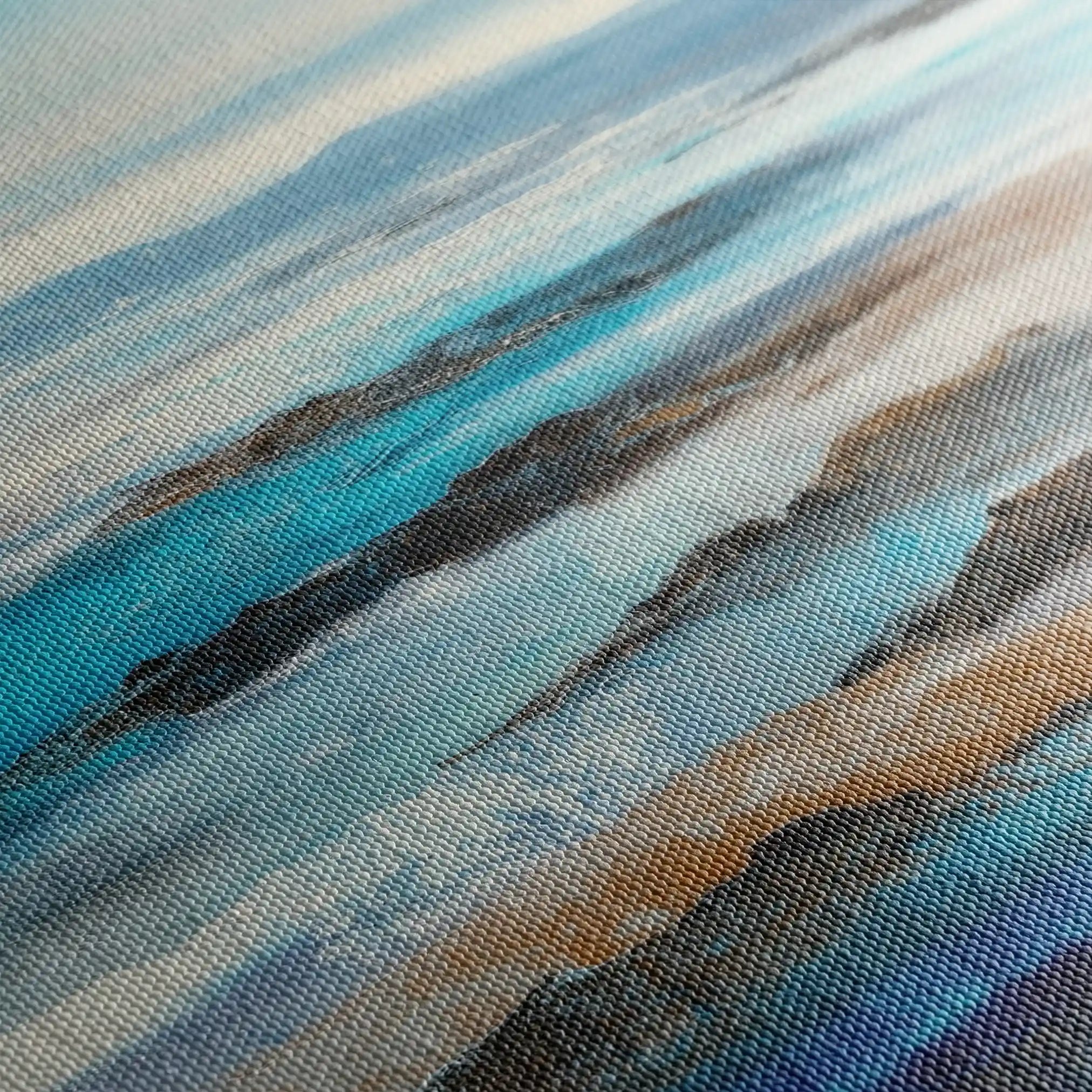 Abstract 2118 Canvas Art 60 x 40 cm / Black