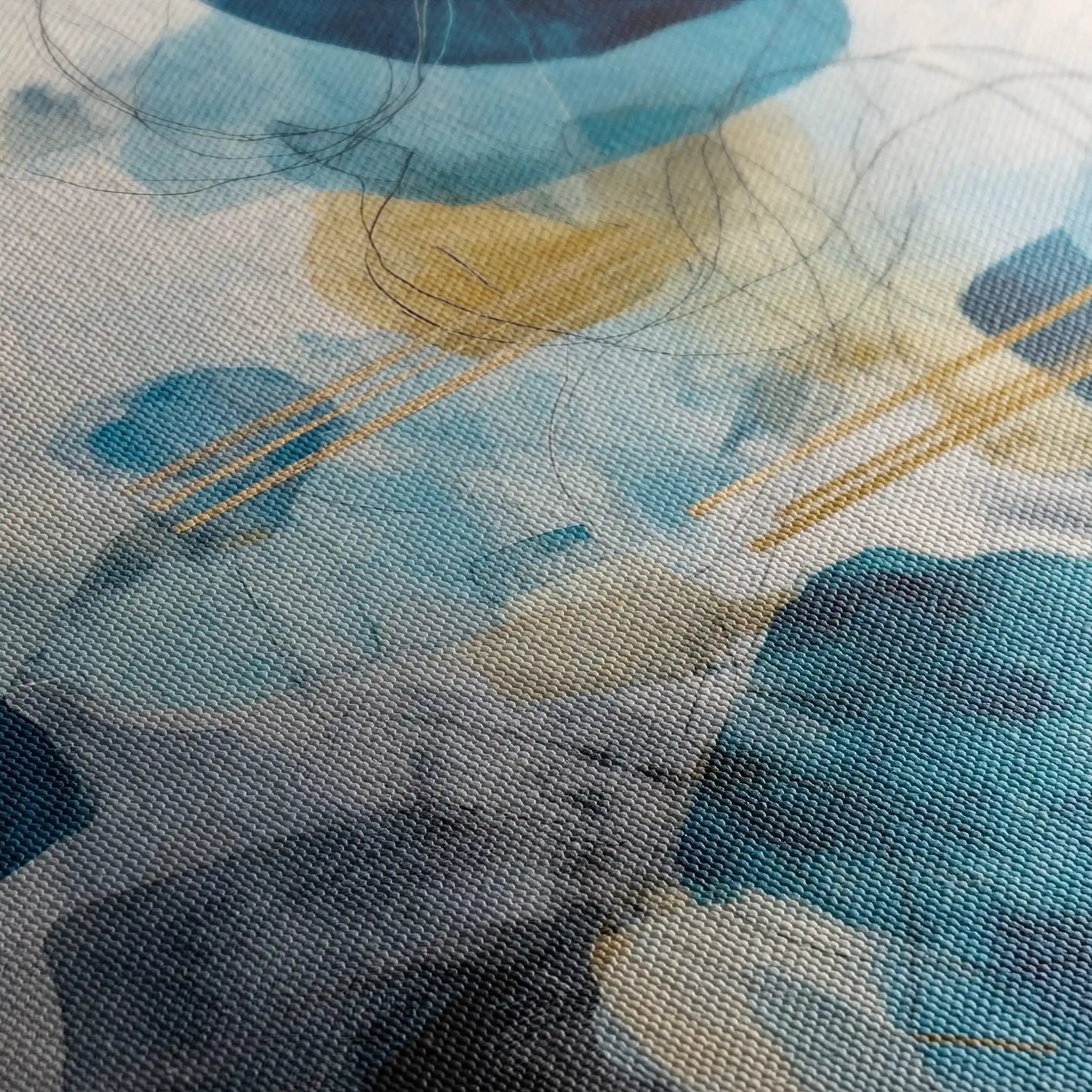 Abstract 2119 Canvas Art 60 x 40 cm / Black