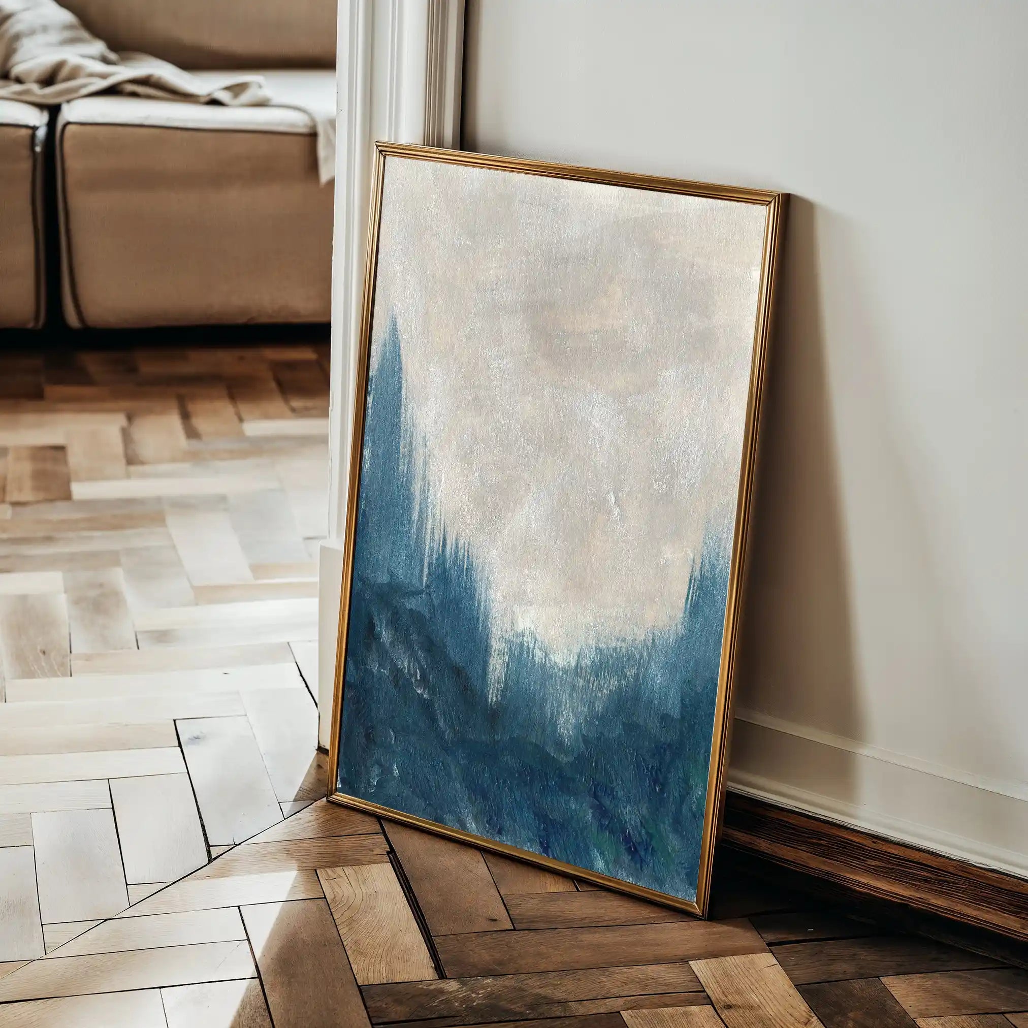 Abstract 212 Canvas Art 60 x 40 cm / Black