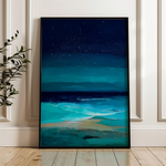 Abstract 2127 Canvas Art 60 x 40 cm / Black