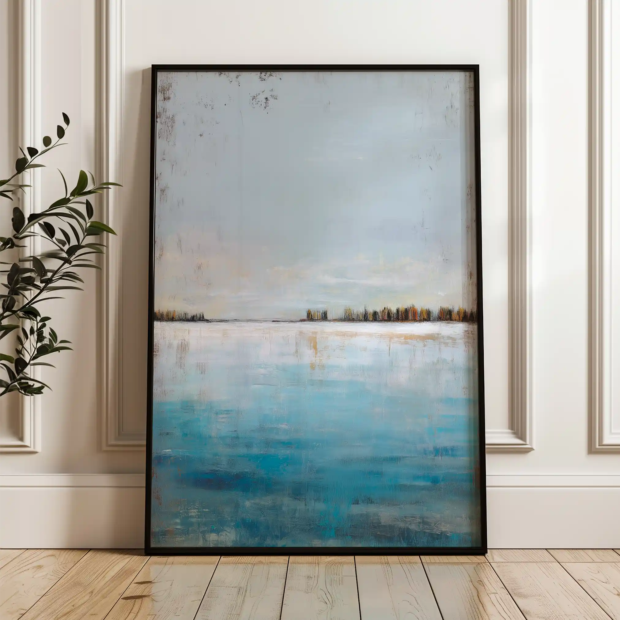 Abstract 2134 Canvas Art 60 x 40 cm / Black