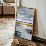 Abstract 2136 Canvas Art 60 x 40 cm / Black