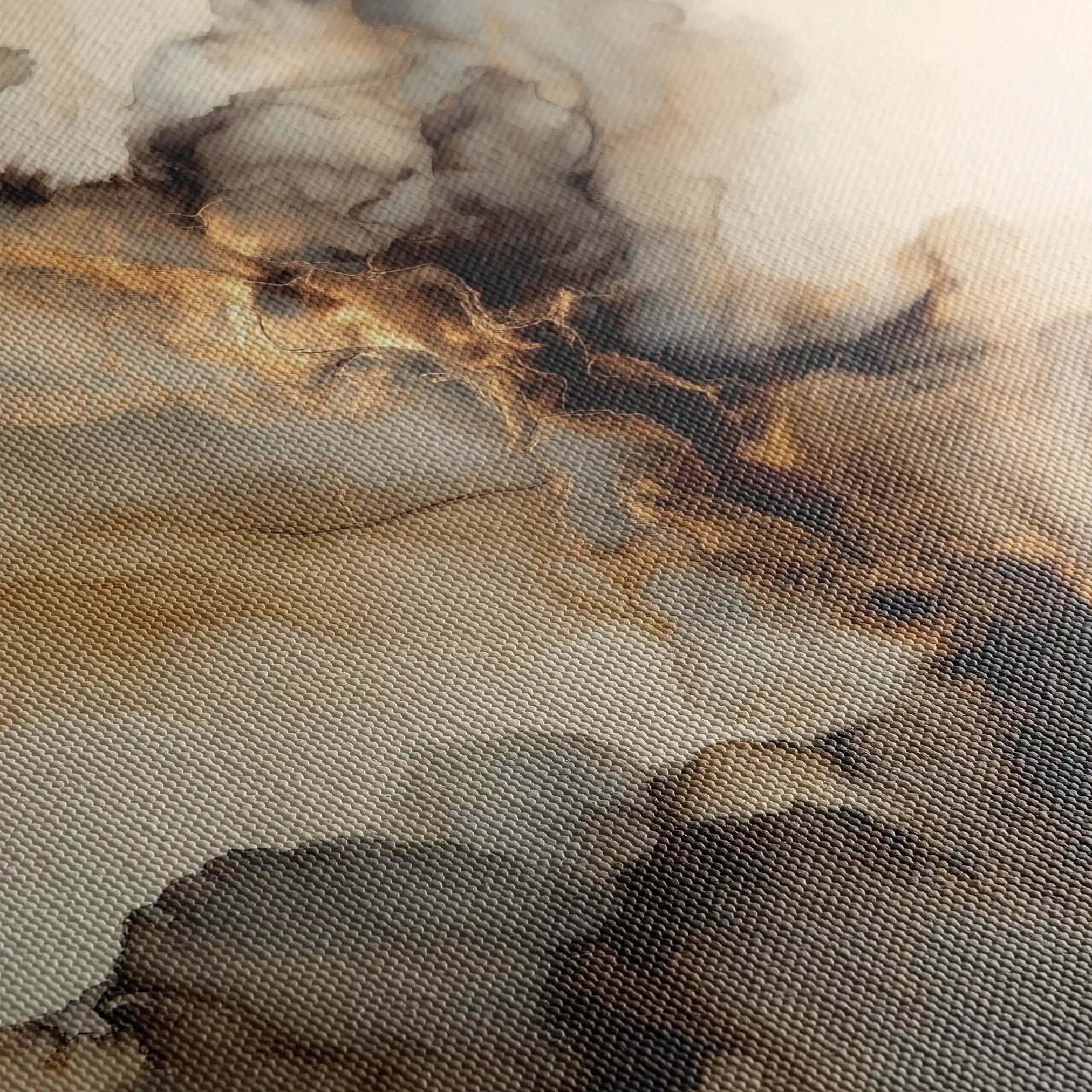 Abstract 2139 Canvas Art 60 x 40 cm / Black