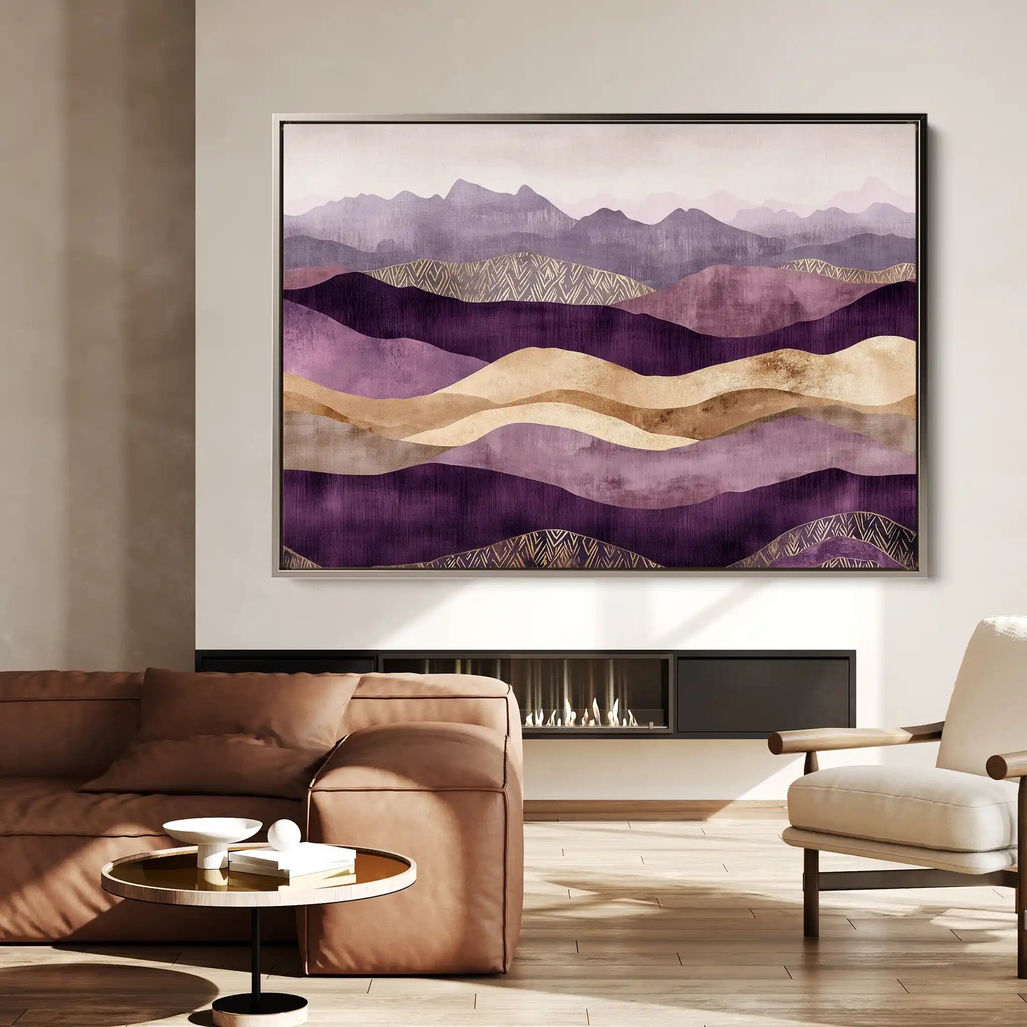 Boho 214 Canvas Art 60 x 40 cm / Black