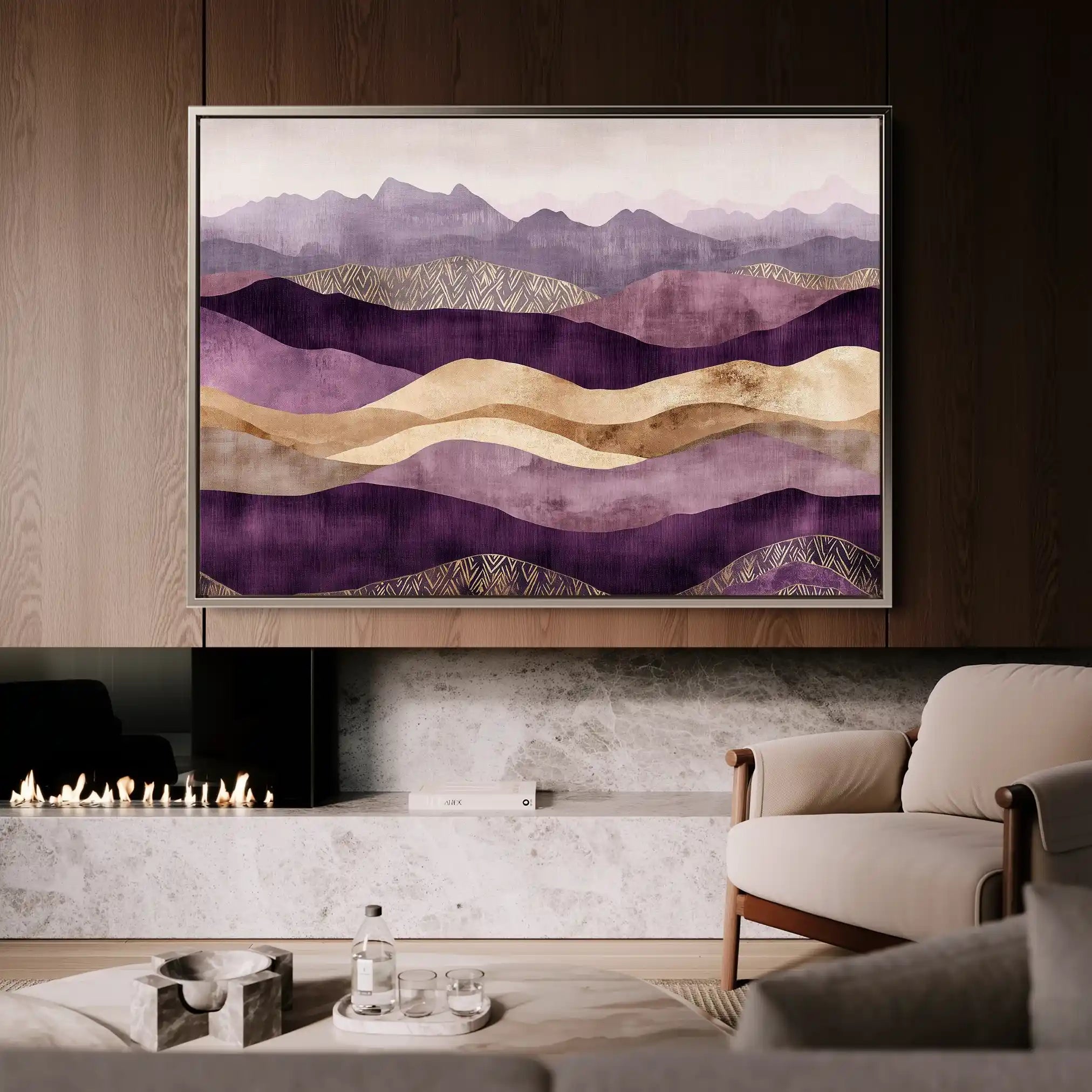 Boho 214 Canvas Art 60 x 40 cm / Black