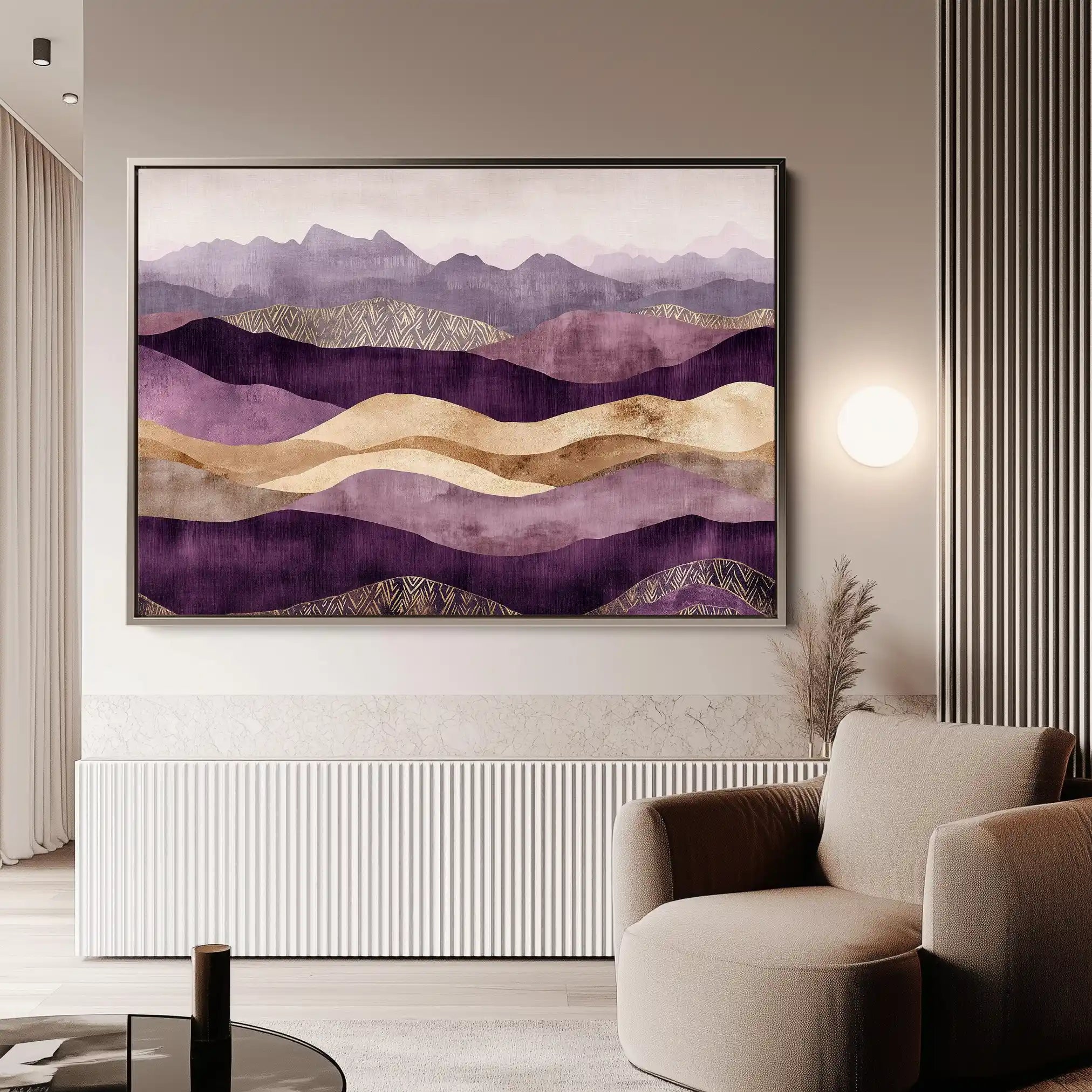 Boho 214 Canvas Art 60 x 40 cm / Black