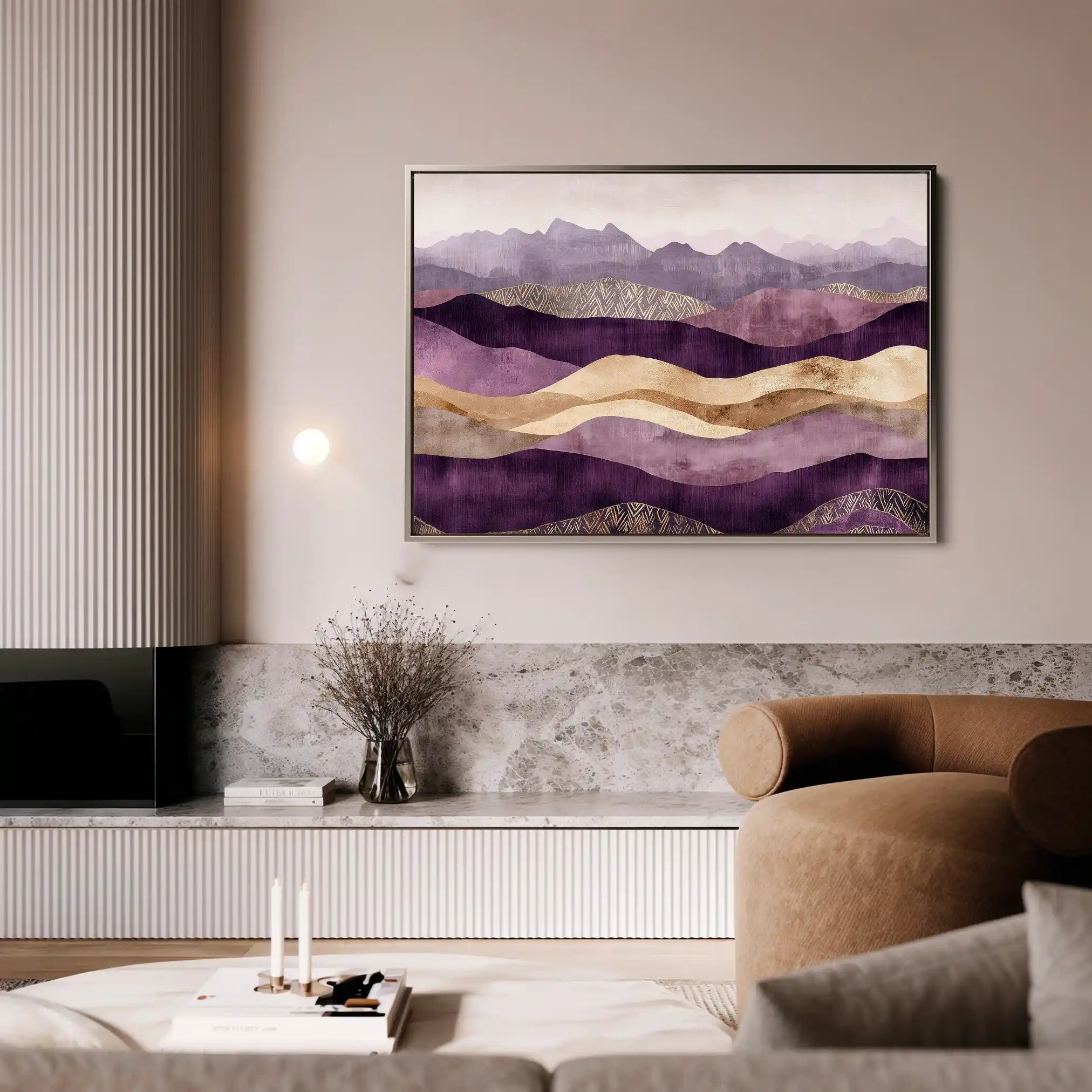 Boho 214 Canvas Art 60 x 40 cm / Black