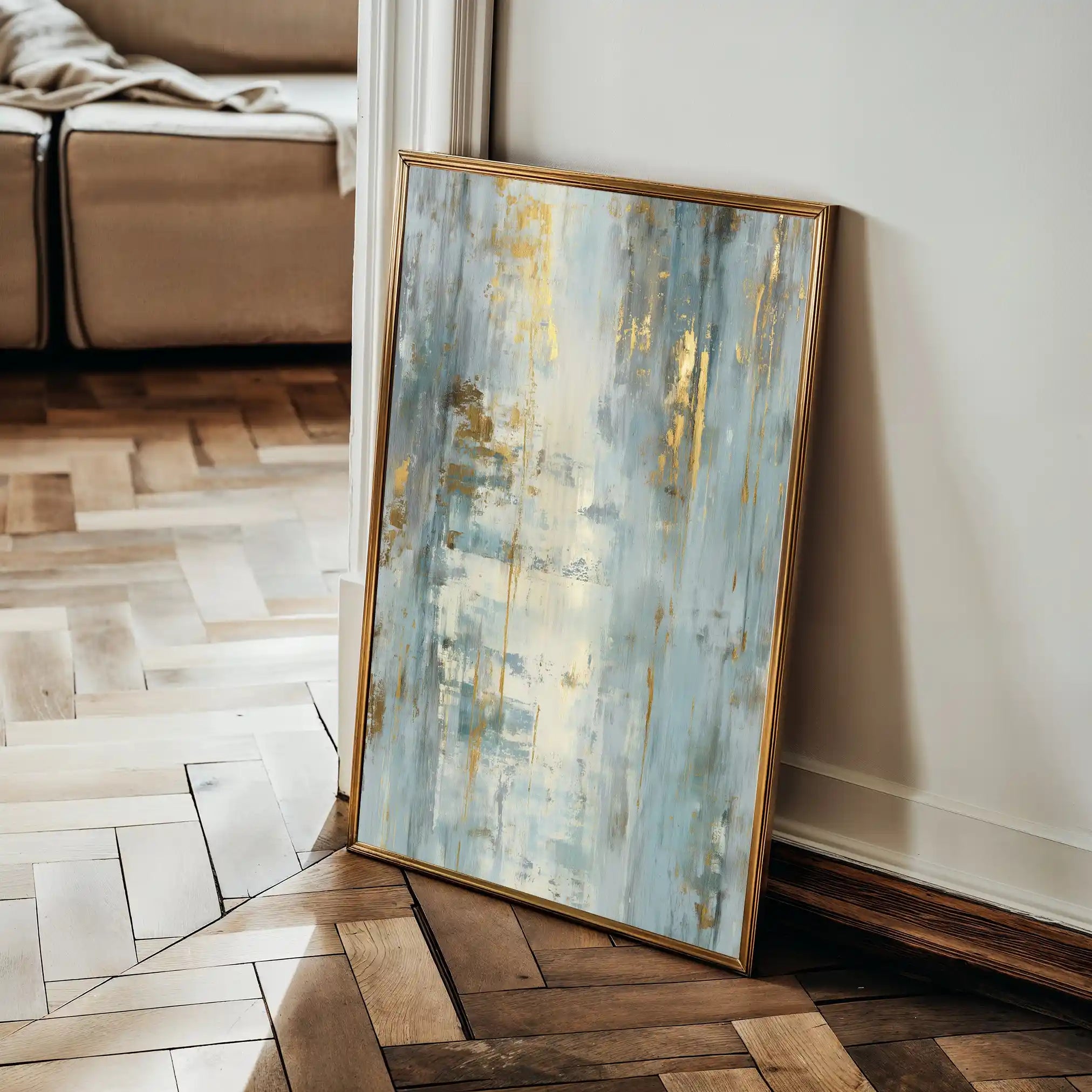 Abstract 2141 Canvas Art 60 x 40 cm / Black