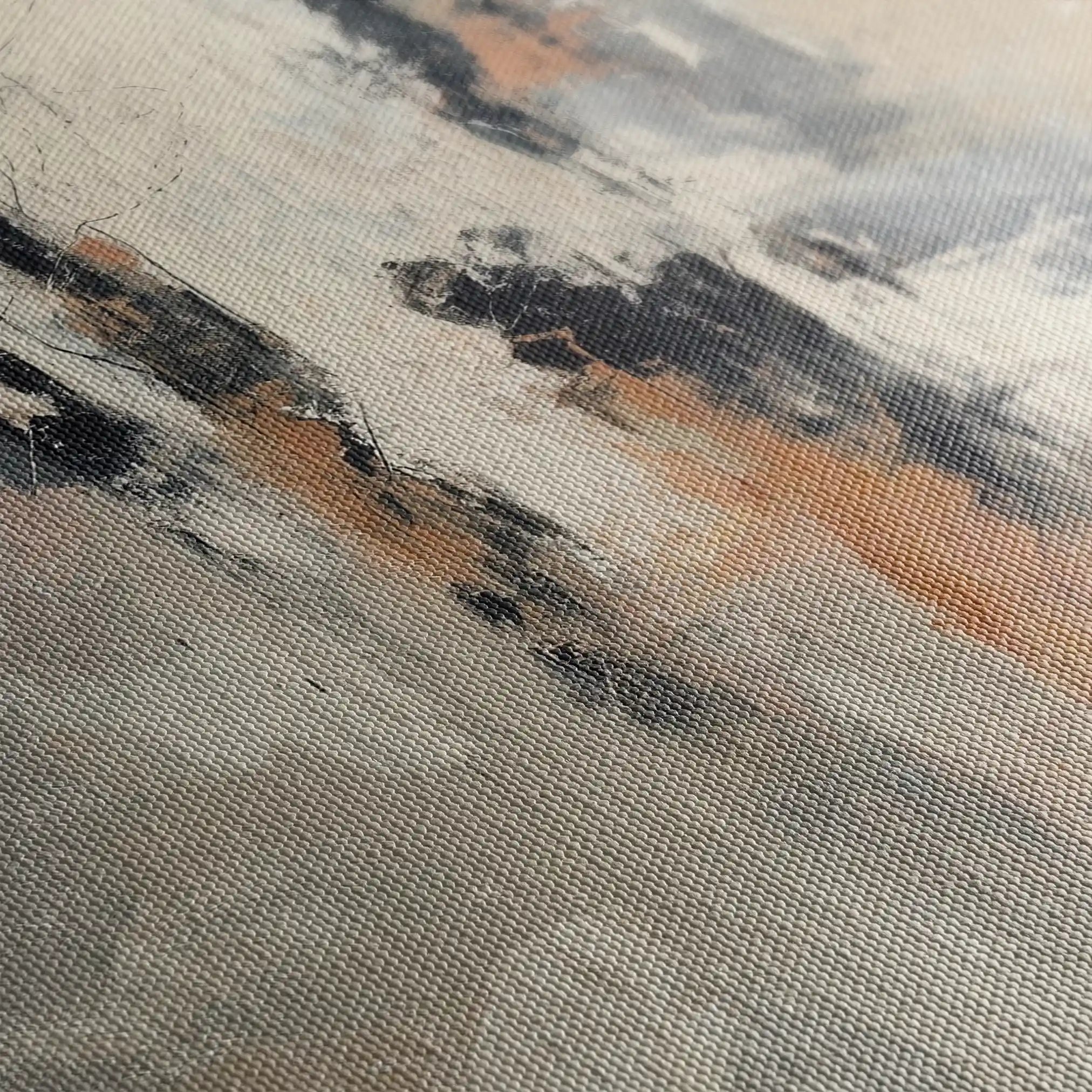 Abstract 2142 Canvas Art 60 x 40 cm / Black