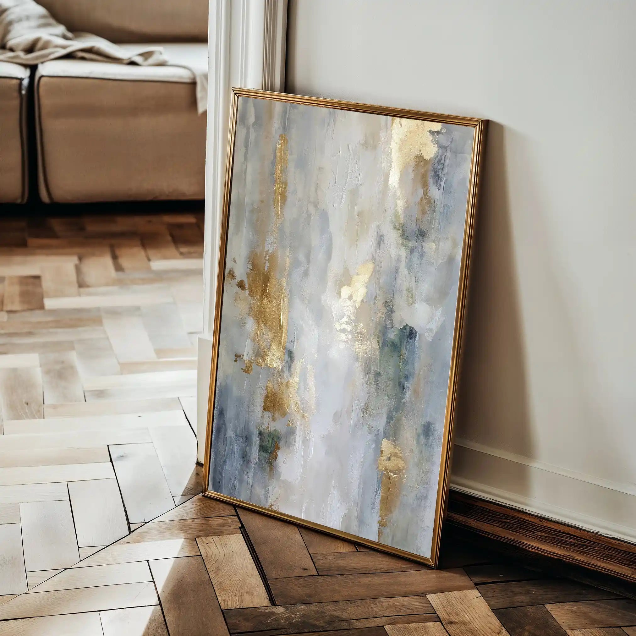 Abstract 2143 Canvas Art 60 x 40 cm / Black