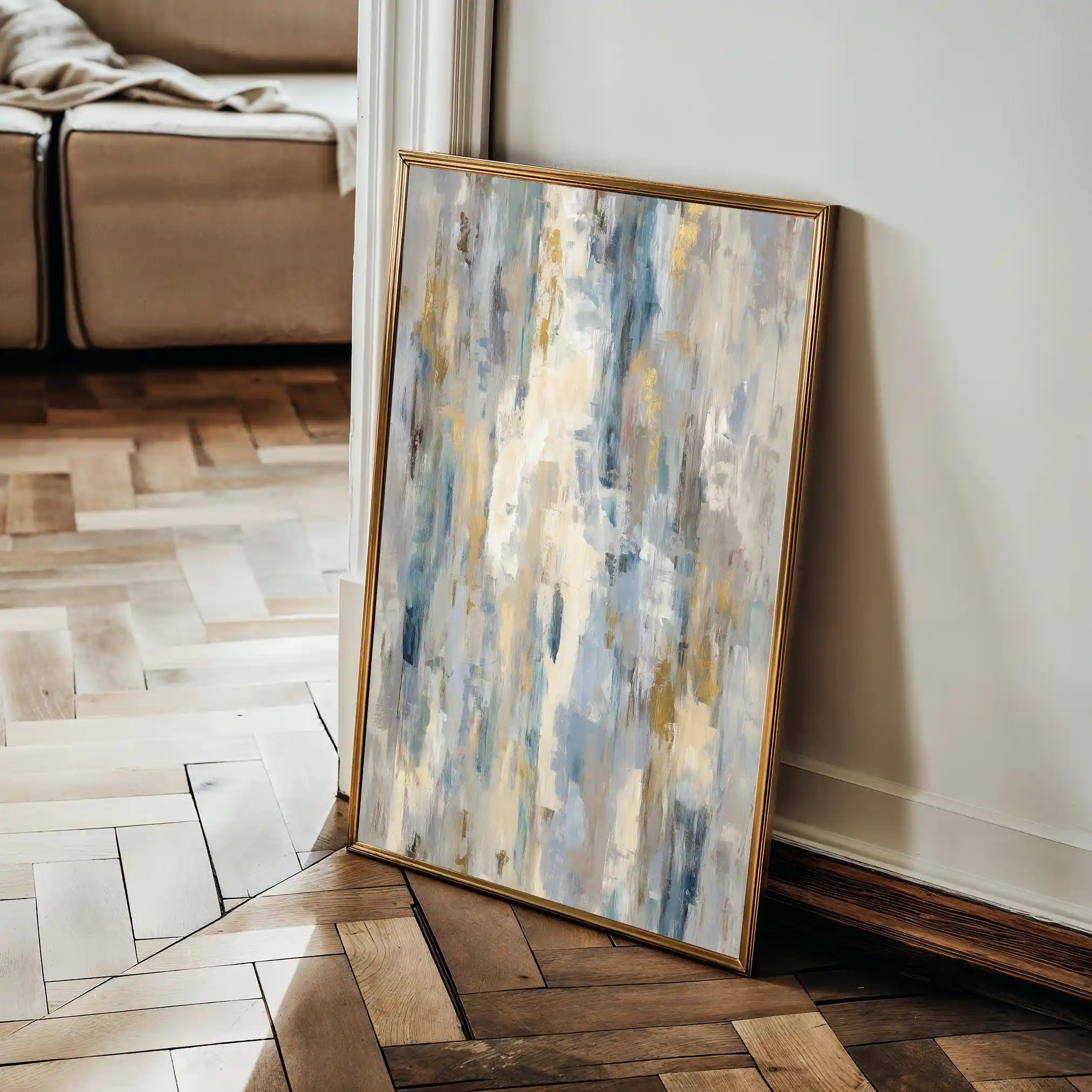 Abstract 2144 Canvas Art 60 x 40 cm / Black