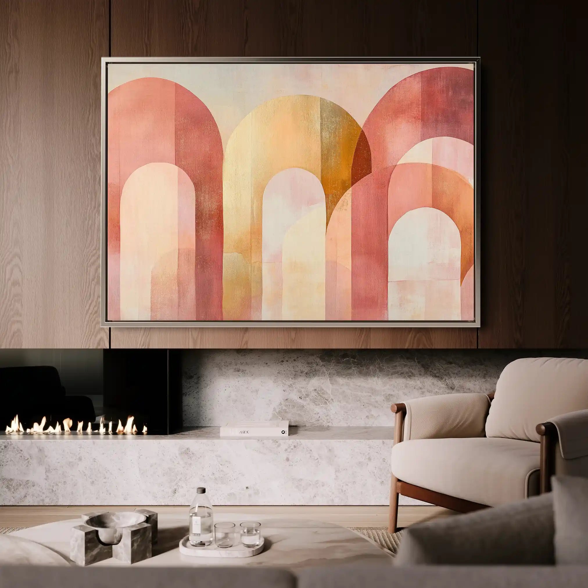 Boho 215 Canvas Art 60 x 40 cm / Black