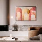 Boho 215 Canvas Art 60 x 40 cm / Black