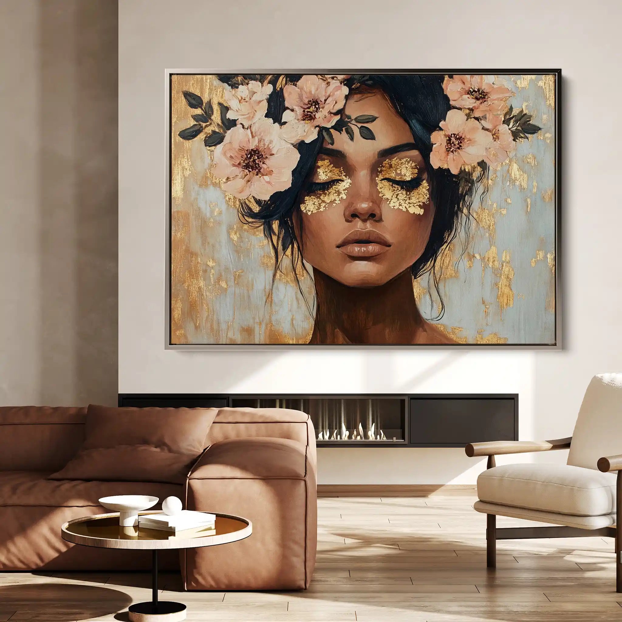 Portrait 215 Canvas Art 60 x 40 cm / Black