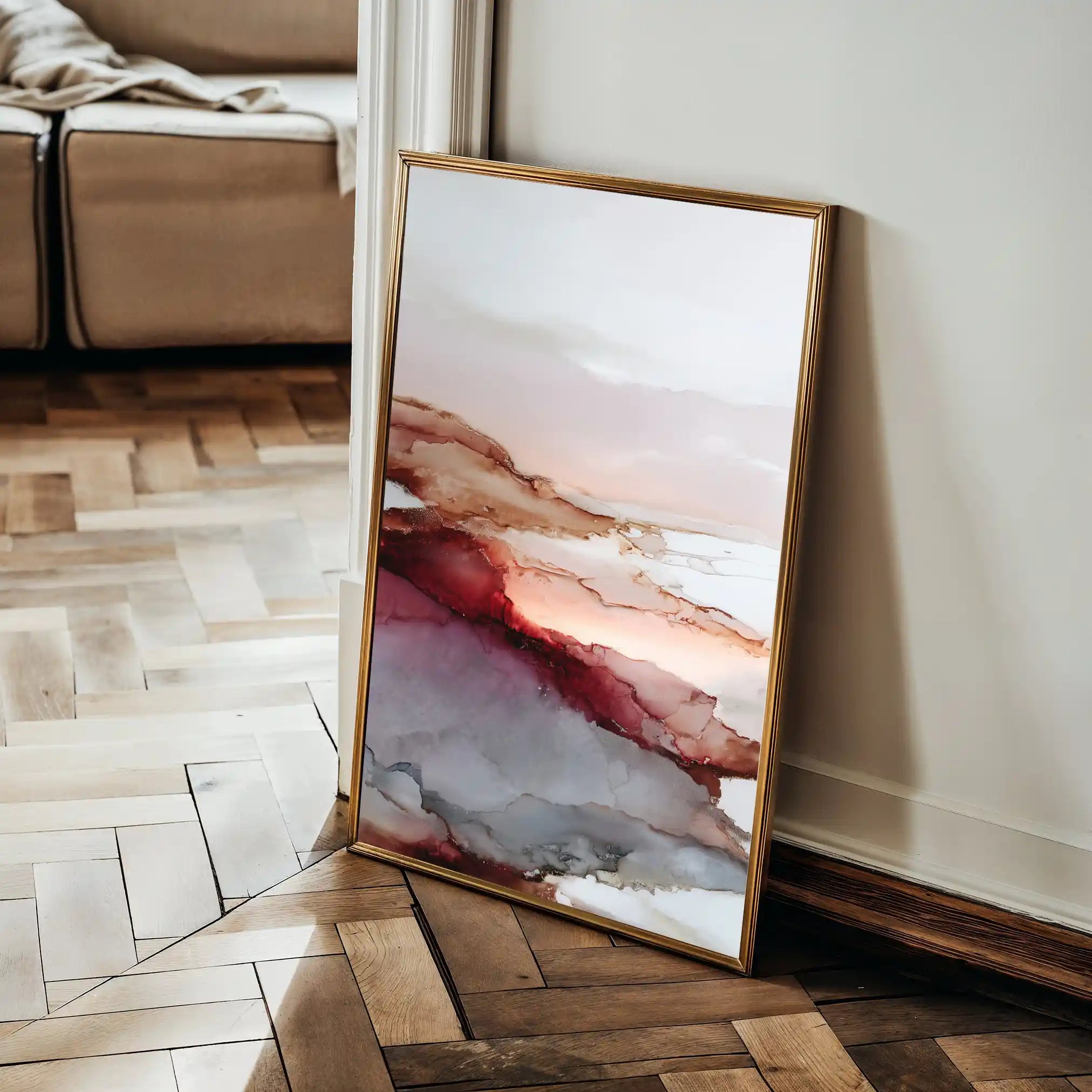 Abstract 2150 Canvas Art 60 x 40 cm / Black