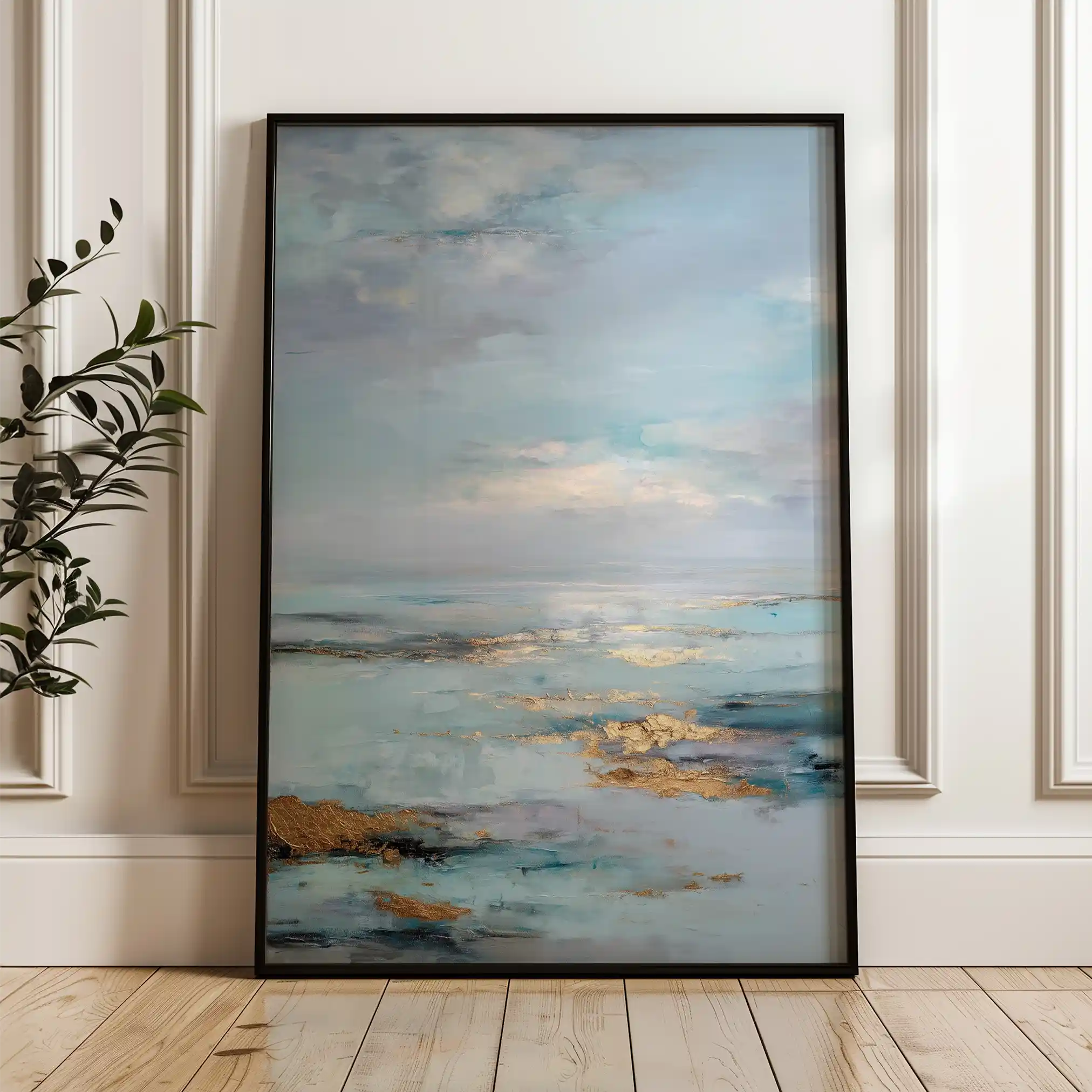 Abstract 2156 Canvas Art 60 x 40 cm / Black