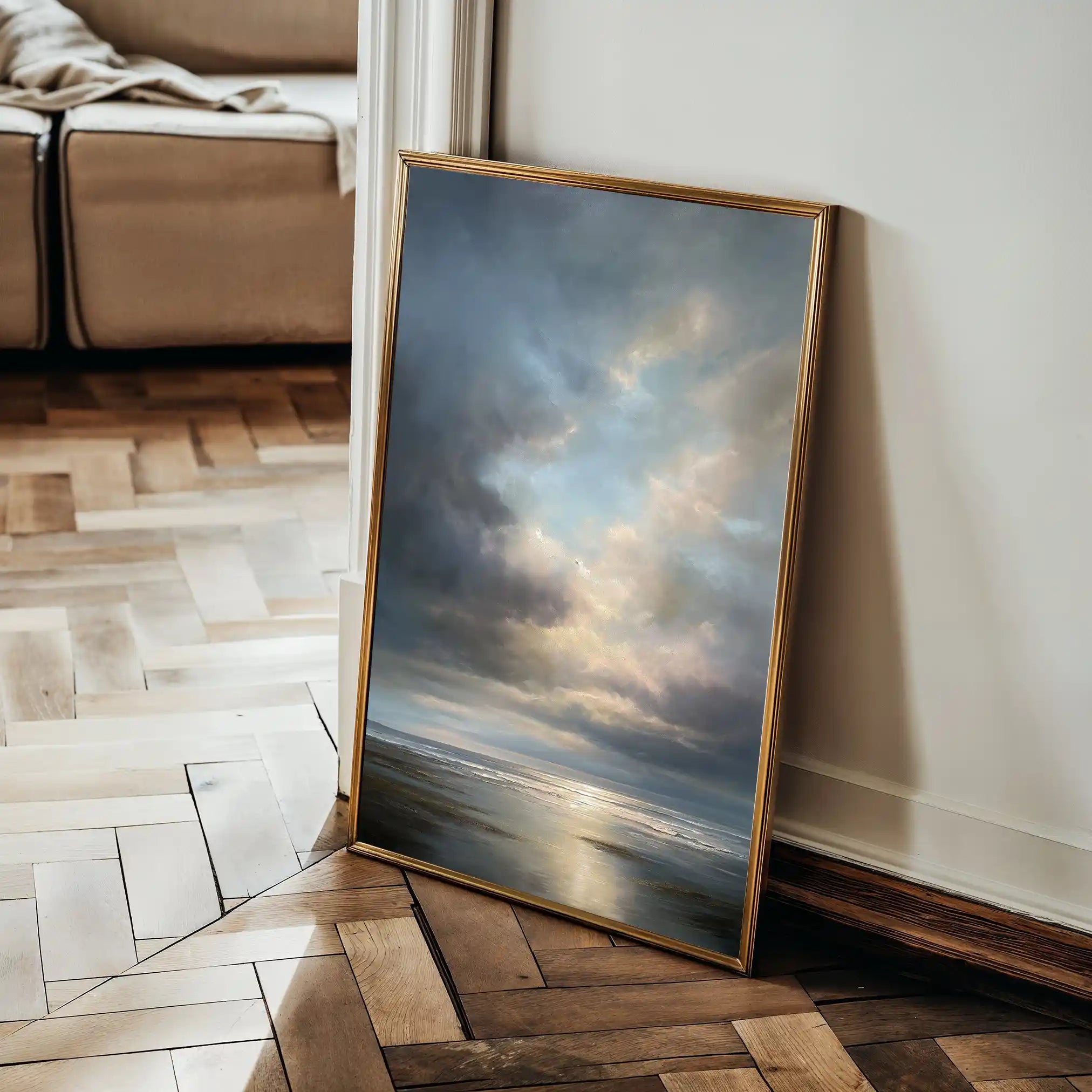 Abstract 2159 Canvas Art 60 x 40 cm / Black