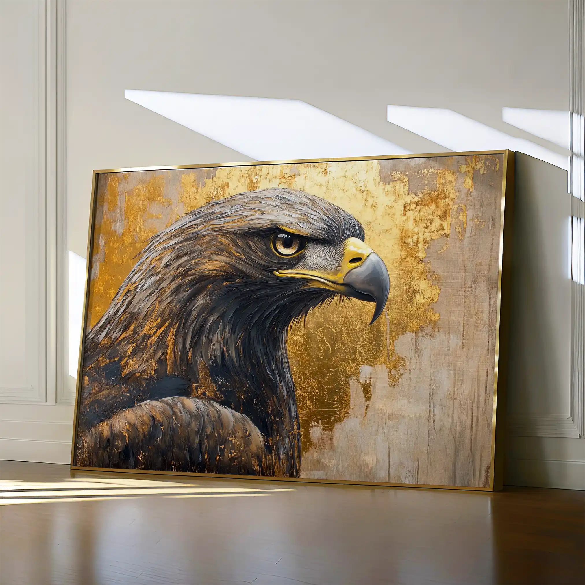 Animals 216 Canvas Art 60 x 40 cm / Black