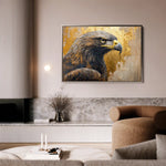 Animals 216 Canvas Art 60 x 40 cm / Black